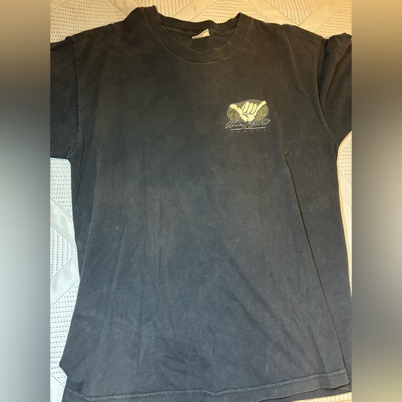 Vintage Hang Loose Hawaii Shirt Men's Large Distressed Flaws - Picture 1 of 4